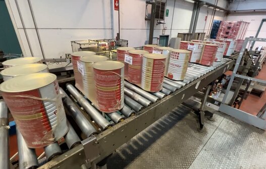 Greci Industria Alimentare Dimac Nova: shrink wrapper for tomato cans