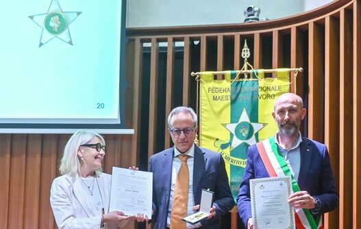 Gaetano Libratti, GM of OCME awarded the title of “Maestro del Lavoro”