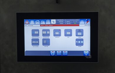 Touch screen display
