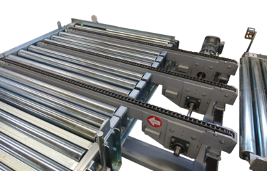 90° ROLLERS/CHAINS TRANSFER